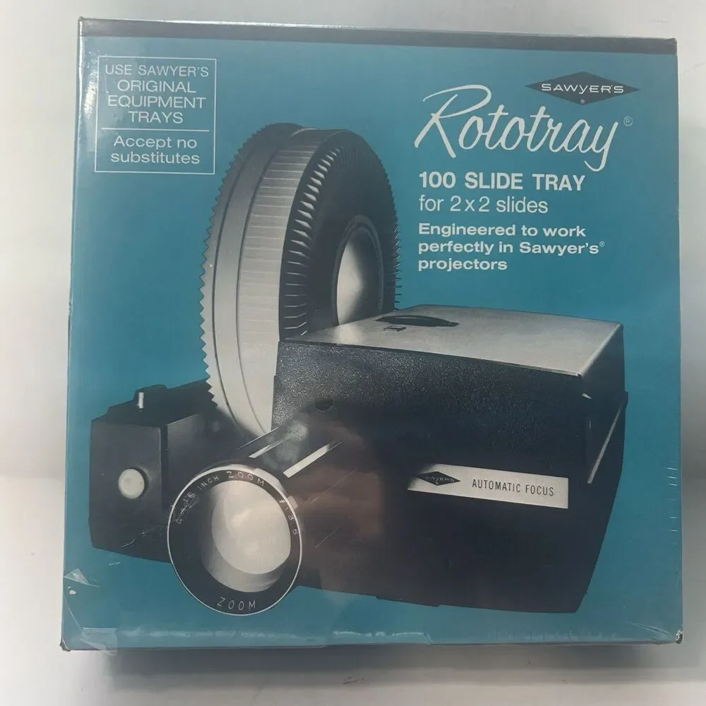 Sawyers Rototray 100 Slide Tray New Unopened Factory Sealed Vintage Photography